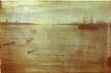 Nocturne Blue and Gold - Southampton Water by James Abbott McNeill Whistler